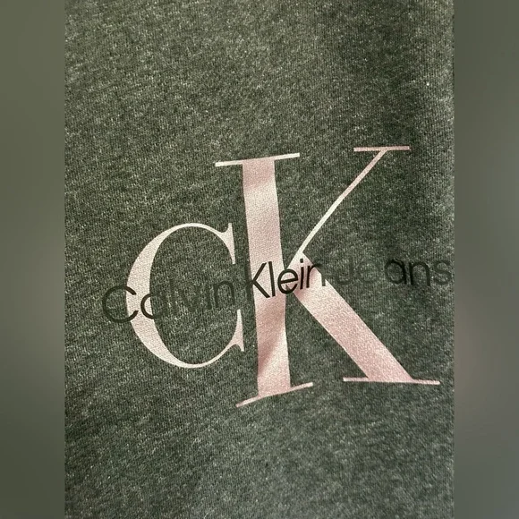 NEW WITH TAGS CALVIN KLEIN WOMENS GUNMETAL HEATHER JOGGERS SIZE MEDIUM - Picture 4 of 4